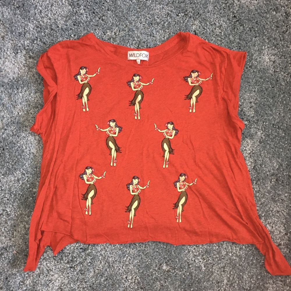 Wildfox Hula Girl Shirt-S